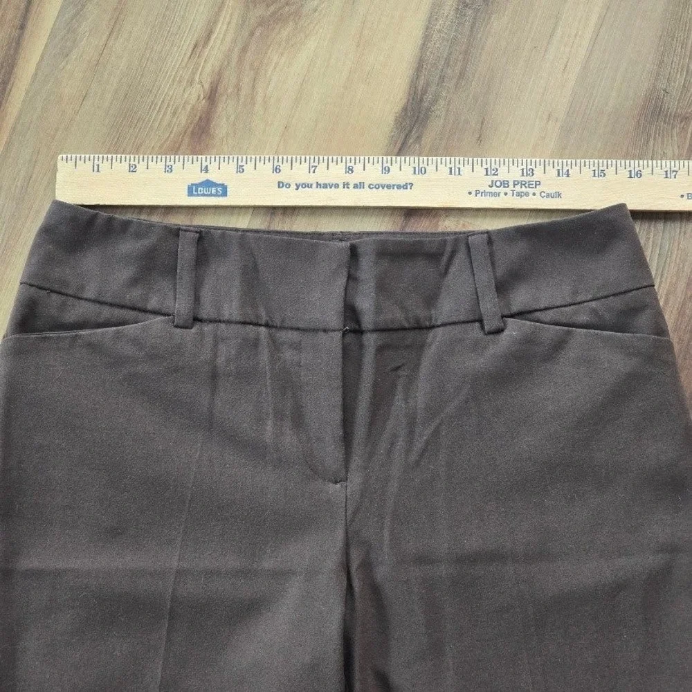 New York & Company 7th Avenue Bootcut Dress Pants Womens 10 Brown Career Office‎